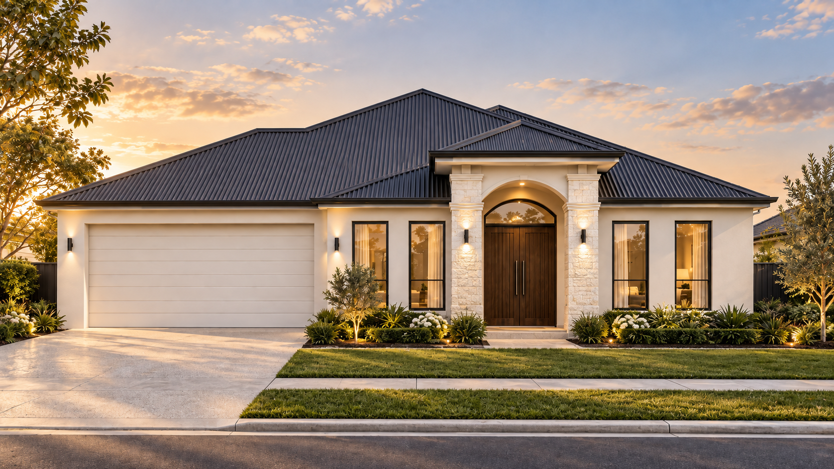 Seaview Downs facade render